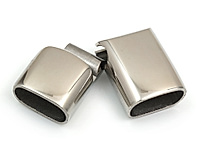 Плоскийй магнитный замочек с фиксатором для шнура (ленты, тесьмы) для создания бижутерии (украшений). Диаметр отверстий - 12х6 мм, глубина - 10 мм. Металл  - нержавеющая сталь. Покрытие - гальваническое. Открывается, выдвигаясь вбок. Цена указана за штуку.
, фото №163810