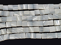 Бусины квадраты белого перламутра. Месторождение - Индонезия. Диаметр отверстия 0.5 мм. Размеры, вес, длина и количество бусин на нити указаны примерно. Точнее замеряем по требованию. Природные неровности.
, фото №163958