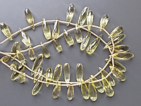 Граненые бусины бриолеты цитрина (облагорожены). Месторождение - Бразилия. Диаметр отверстия 0.4 мм., размещено не всегда по центру, мелкие выемки вокруг отверстия. Размеры и вес усреднены. Точнее замеряем по требованию.
, фото №164151