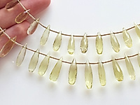 Граненые бусины бриолеты цитрина (облагорожены). Месторождение - Бразилия. Диаметр отверстия 0.4 мм., размещено не всегда по центру, мелкие выемки вокруг отверстия. Размеры и вес усреднены. Точнее замеряем по требованию.
, фото №164152