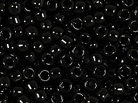 Бисер Toho, размер 8/0.  Цвет #49 (Непрозрачный, черный). Производитель - Япония. Цена указана за 10 грамм., фото №20630