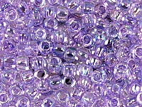 Бисер Toho, размер 8/0.  Цвет: #477D (радужный прозрачный, наперстянка). Производитель - Япония. Цена указана за 10 грамм., фото №20673