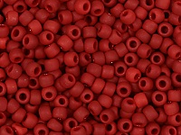 Бисер Toho, размер 11/0. Цвет #45F (Матовый непрозрачный, красный перец). Цена указана за 10 грамм. Производитель - Япония., фото №20774