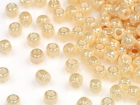 Бисер Toho, размер 11/0. Цвет #123 (Непрозрачный глянцевый, светло-бежевый). Цена указана за 10 грамм. Производитель - Япония. , фото №20820