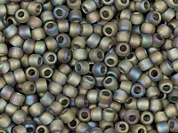 Бисер Toho, размер 11/0. Цвет #176BF (Матовый радужный, серый). Производитель - Япония. Цена указана за 10 грамм., фото №20885