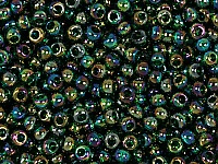 Бисер Toho, размер 11/0.  Цвет #179 (Радужный прозрачный, зеленый изумруд). Цена указана за 10 грамм. Производитель - Япония. , фото №20889