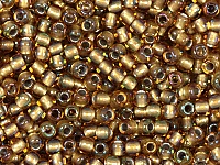 Бисер Toho, размер 11/0. Цвет #279 (Окрашенный изнутри, светлый топаз/серый). Цена указана за 10 грамм. Производитель - Япония. , фото №20907