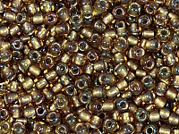 Бисер Toho, размер 11/0. Цвет #281 (окрашенный изнутри, радужный, топаз/оливин). Цена указана за 10 грамм. Производитель - Япония. , фото №20909