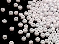 Бисер Toho, размер 11/0.  Цвет #767 (Матовый непрозрачный, пастель, светло-серый).  Производитель - Япония. Цена указана за 10 грамм., фото №20955