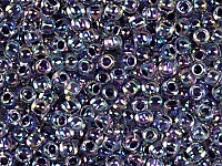 Бисер Toho, размер 11/0.  Цвет #774 (окрашенный изнутри, радужный, хрусталь/виноград). Цена указана за 10 грамм. Производитель - Япония. , фото №20960