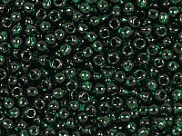 Бисер Toho, размер 11/0.  Цвет #939 (Прозрачный, зеленый изумруд). Производитель - Япония. Цена указана за 10 грамм., фото №20970