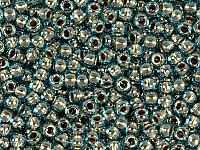 Бисер Toho, размер 11/0.  Цвет #990 (Внутренняя позолота, морская вода).  Производитель - Япония. Цена указана за 10 грамм., фото №20978
