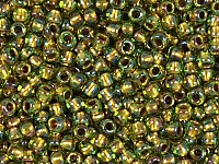Бисер Toho, размер 11/0.  Цвет #996 (Внутренняя позолота , радужный перидот). Производитель - Япония. Цена указана за 10 грамм., фото №20982
