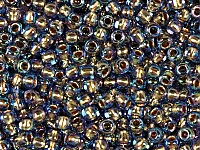 Бисер Toho, размер 11/0.  Цвет #997 (Внутренняя позолота, радужный светлый сапфир). Производитель - Япония. Цена указана за 10 грамм., фото №20984