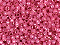 Бисер Toho, размер 11/0.  Цвет #2106 (Внутреннее серебрение, молочный розово-лиловый). Производитель - Япония. Цена указана за 10 грамм., фото №20989