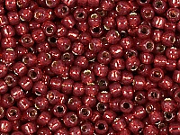 Бисер Toho, размер 11/0.  Цвет #2113 (Внутреннее серебрение, молочный гранат). Производитель - Япония. Цена указана за 10 грамм., фото №20995