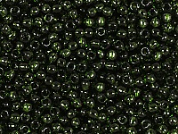 Бисер Toho, размер 15/0. Цвет #940 (Прозрачный, оливковый). Цена указана за 10 грамм. Производитель - Япония. , фото №21071