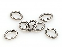 Соединительные кольца из оксидированной латуни с фирменным покрытием "античное серебро". Толщина 1 мм. Производство США. Цена за шт. 