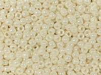 Бисер Toho, размер 15/0. Цвет #122 (Непрозрачный глянцевый, кремово-белый). Цена указана за 10 грамм. Производитель - Япония., фото №26454