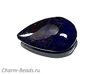 Кабошон сугилита. Погрешность измерения 0,5 - 1 мм. Микровыемки.