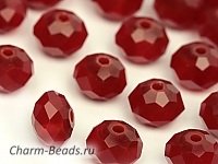 Рондели из хрустального стекла двух цветов. Диаметр отверстия - 1мм . Размеры указаны приблизительно. Цена указана за одну упаковку - 10 бусин., фото №8572